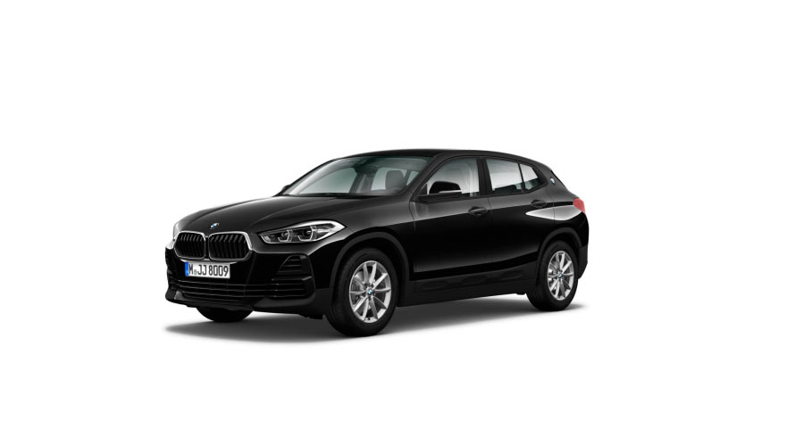 Modelo BMW X BMW X2 Híbrido Enchufable F39, vista de tres cuartos del lateral